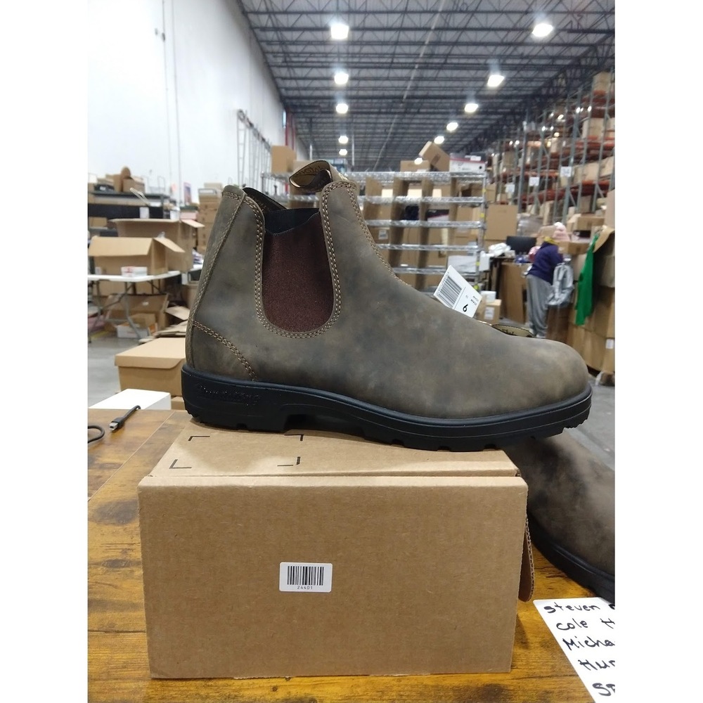 Chelsea Slip-On Work Boot - Brown